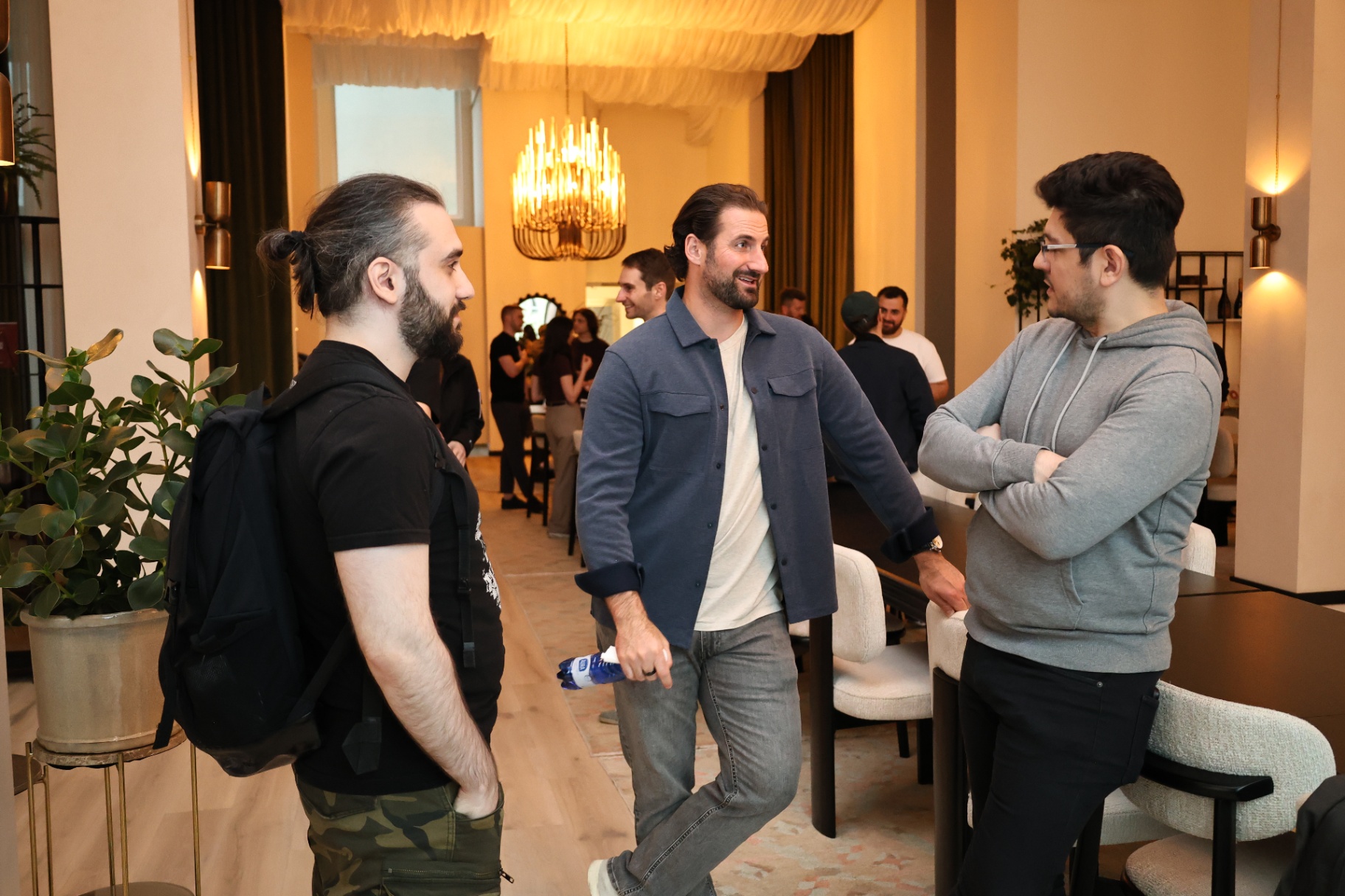 Tallinn'de startup networking etkinliğinden bir kare